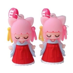 - - super cute Red Shirt Girl Earrings